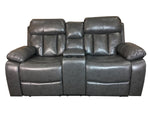 Load image into Gallery viewer, Vancouver 3 + 2 Recliner Leather Aire Sofa- Grey