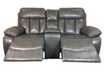 Load image into Gallery viewer, Vancouver 3 + 2 Recliner Leather Aire Sofa- Grey