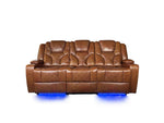 Load image into Gallery viewer, Amsterdam 3 + 2 Leather electric Led Reclining Sofa