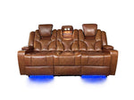 Load image into Gallery viewer, Amsterdam 3 + 2 Leather electric Led Reclining Sofa