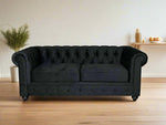 Load image into Gallery viewer, Chesterfield 3 + 2 Fabric Black