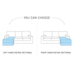 Load image into Gallery viewer, Laurence Corner Sofa Bed Plush Velvet Right Hand - Grey