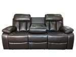 Load image into Gallery viewer, Vancouver 3+2 Recliner Leather Aire Sofa - choclate