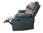 Load image into Gallery viewer, Vancouver 3 + 2 Recliner Leather Aire Sofa- Grey