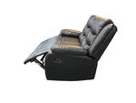 Load image into Gallery viewer, Roma 3 + 2 Recliner Leather Aire Sofa Black