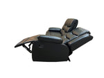 Load image into Gallery viewer, Roma 3 + 2 Recliner Leather Aire Sofa Black