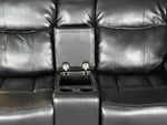 Load image into Gallery viewer, Venice 3 + 2 Recliner Leather Aire Sofa- Black