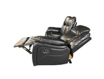 Load image into Gallery viewer, Venice 3 + 2 Recliner Leather Aire Sofa- Black