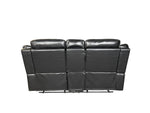 Load image into Gallery viewer, Venice 3 + 2 Recliner Leather Aire Sofa- Black