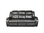 Load image into Gallery viewer, Venice 3 + 2 Recliner Leather Aire Sofa- Black