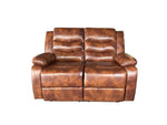 Load image into Gallery viewer, Roma 3 + 2 Recliner Leather Aire Sofa Brown