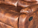 Load image into Gallery viewer, Roma 3 + 2 Recliner Leather Aire Sofa Brown