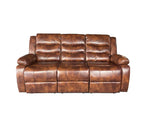 Load image into Gallery viewer, Roma 3 + 2 Recliner Leather Aire Sofa Brown