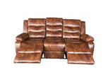 Load image into Gallery viewer, Roma 3 + 2 Recliner Leather Aire Sofa Brown