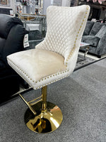 Load image into Gallery viewer, Plush-BS-19 Cream Lion Knocker Breakfast Stool