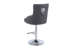 Load image into Gallery viewer, Plush-BS-24 Hudson Grey PU Bar Stool