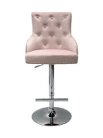 Load image into Gallery viewer, Plush-BS-25 Pink Bar Stool