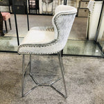 Load image into Gallery viewer, Plush-BS-38 Silver HQ Bar Stool