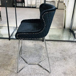 Load image into Gallery viewer, Plush-BS-38 Black Bar Stool