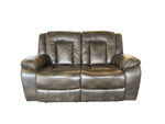 Load image into Gallery viewer, Paris 3 + 2 Recliner Leather Aire Sofa Grey