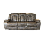 Load image into Gallery viewer, Paris 3 + 2 Recliner Leather Aire Sofa Grey