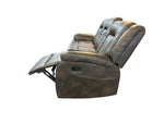 Load image into Gallery viewer, Paris 3 + 2 Recliner Leather Aire Sofa Grey