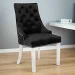 Load image into Gallery viewer, Plush-DC-24 Black Velvet Dining Chair
