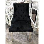 Load image into Gallery viewer, Plush-DC-24 Black Velvet Dining Chair