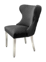 Load image into Gallery viewer, Plush-DC-27 Black Velvet Dining Chair