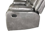 Load image into Gallery viewer, ROMA 3+2 RECLINER LEATHER AIRE SOFA – GREY