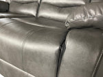 Load image into Gallery viewer, ROMA 3+2 RECLINER LEATHER AIRE SOFA – GREY