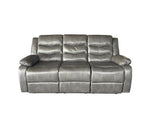 Load image into Gallery viewer, ROMA 3+2 RECLINER LEATHER AIRE SOFA – GREY