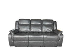 Load image into Gallery viewer, Venice 3 + 2 Recliner Leather Aire Sofa- Grey