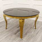 Load image into Gallery viewer, Plush-DT-02 Gold Dining Table 1.8m