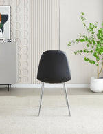 Load image into Gallery viewer, Plush-DC-22 Black PU Dining Chair