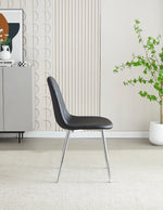 Load image into Gallery viewer, Plush-DC-22 Black PU Dining Chair