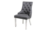 Load image into Gallery viewer, Plush-DC-24 Hudson Grey PU Leather Dining Chair