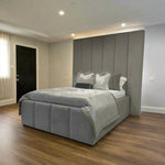 Load image into Gallery viewer, Rosie Upholstered Bed Frame