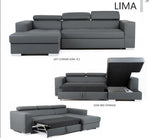 Load image into Gallery viewer, Lima Corner Sofa Bed