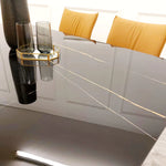 Load image into Gallery viewer, Plush-DT-15 1.6 Black Dining Table with Black Sintered Stone
