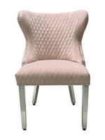 Load image into Gallery viewer, Plush-DC-27 Pink Dining Velvet Chair