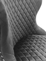 Load image into Gallery viewer, Plush-DC-27 Grey Velvet Dining Chair