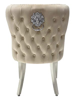 Load image into Gallery viewer, Plush-DC-27 Mink Velvet Dining Chair