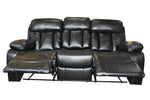Load image into Gallery viewer, Vancouver 3 + 2 Recliner Leather Aire Sofa- Black