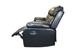 Load image into Gallery viewer, Vancouver 3 + 2 Recliner Leather Aire Sofa- Black