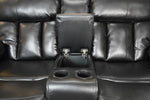 Load image into Gallery viewer, Vancouver 3 + 2 Recliner Leather Aire Sofa- Black