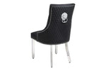 Load image into Gallery viewer, Plush-DC-24 Midnight Black PU Leather Dining Chair