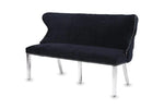 Load image into Gallery viewer, Plush-DB-27 Velvet Bench Black
