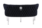 Load image into Gallery viewer, Plush-DB-27 Velvet Bench Black