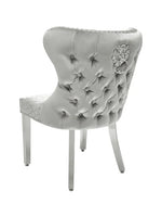 Load image into Gallery viewer, Plush-DC-27 HQ Brushed Silver Dining Chair